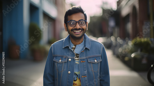 Aziz Ansari: A Glimpse into the Comedian's Casual Persona photo