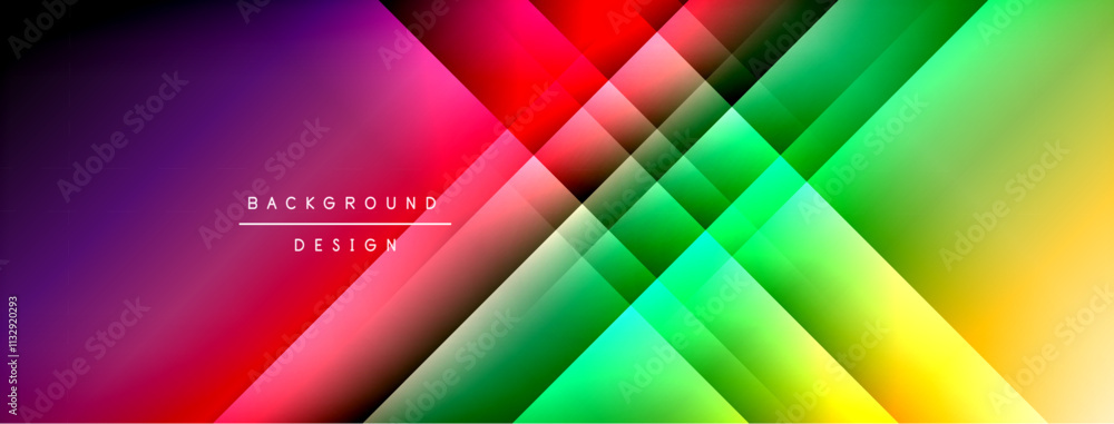 Fototapeta premium Light shadow lines dynamic gradient background