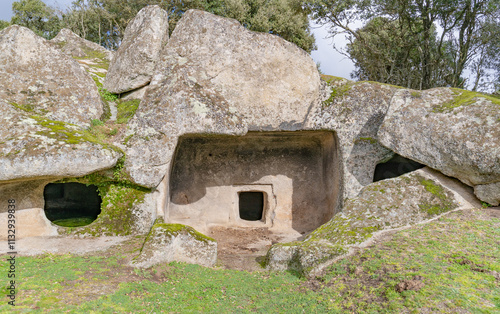 Domus De Janas of Ludurru, Budduso, Sardinia photo