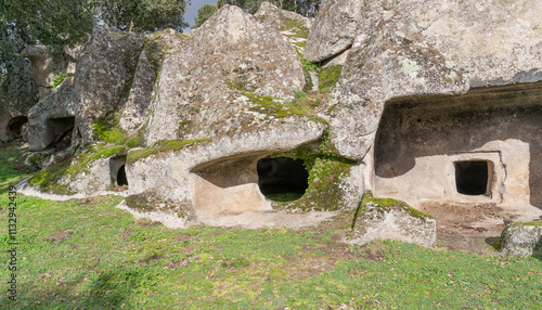 Domus De Janas of Ludurru, Budduso, Sardinia photo