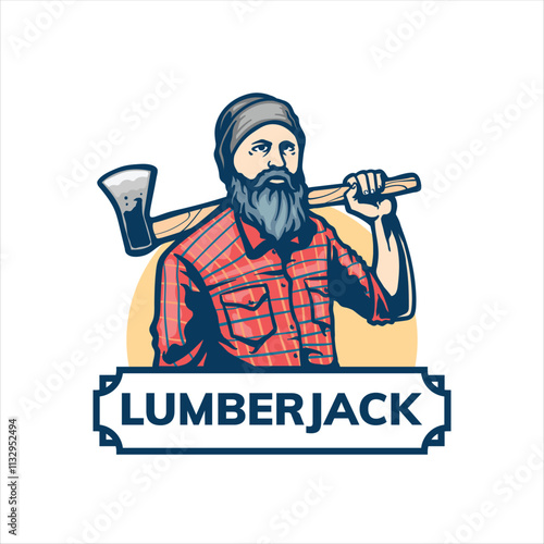 lumberjack logo artwork
