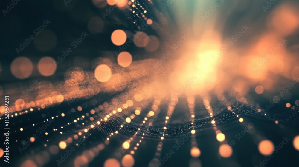 Fototapeta premium Abstract representation of light and motion, creating a dynamic visual experience.