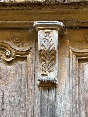 Obraz na płótnie détail d'une porte d'entrée w salonie