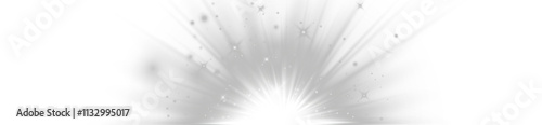 Png lens explosion, spark, spark. Glowing bright light explosion effect. Crystal The effect of a bright flickering flash of light on a transparent background with rays . Png Vector illustration. 