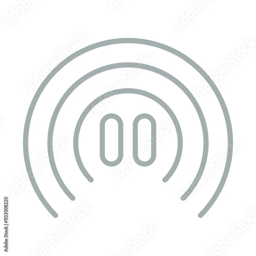 Pause icon design