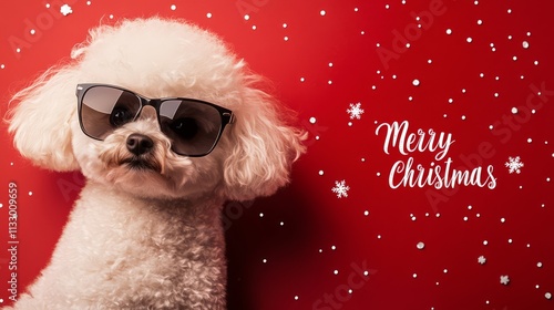 A fluffy Samoyed with sparkling glasses and festive decorations
A fluffy Corgi with stylish sunglasses lounging in holiday decor
A festive scene of a Havanese with fashionable glasses and a cozy backd