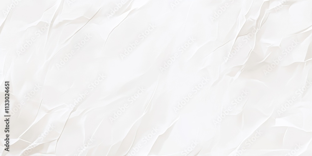 Obraz premium Web design element Crumpled white paper texture cent