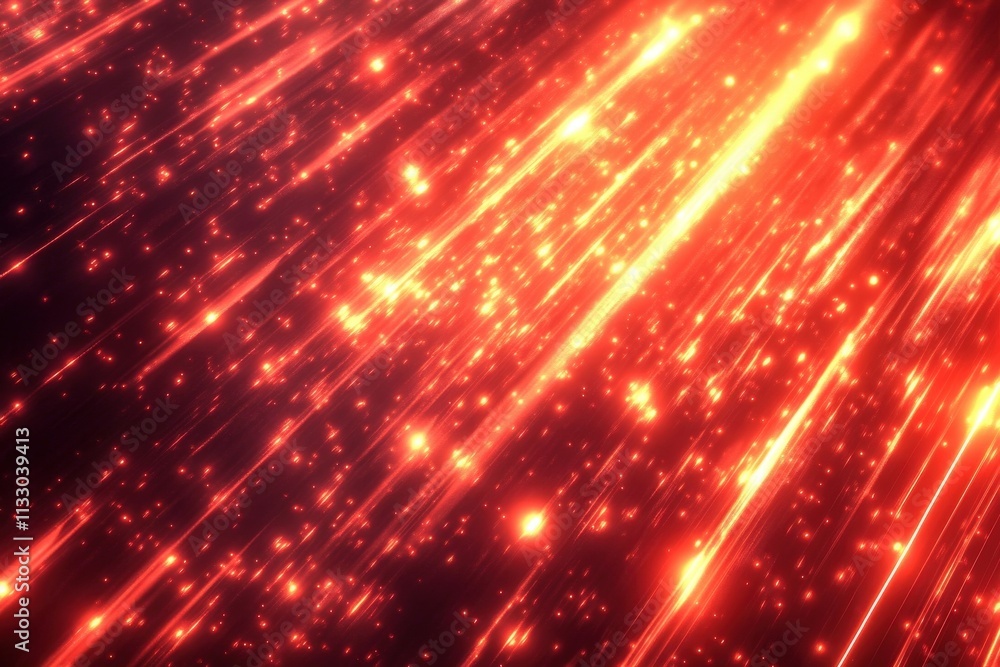 Obraz premium The energetic lines create a captivating visual experience reminiscent of anime style.