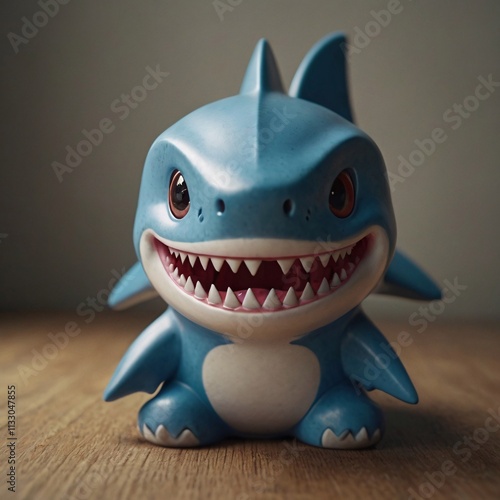 3d shark figure photo