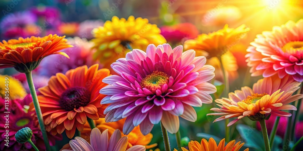 Obraz premium Macro photography: capturing life's wisdom, joy, and contentment in vibrant detail.