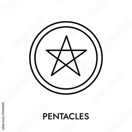 Pentacles, Tarot cards suit, minor arcana symbol
