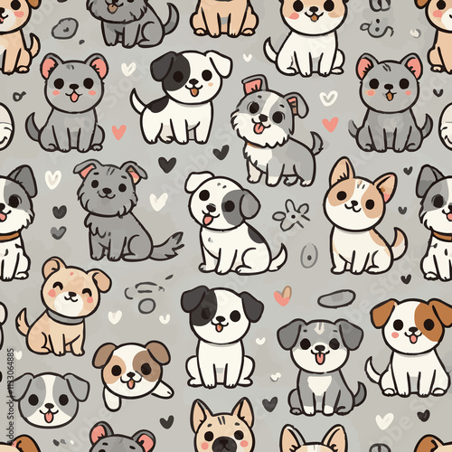seamless pattern with animals