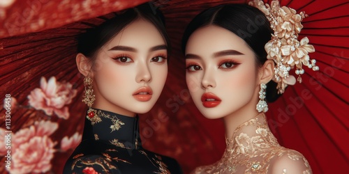 Elegant Chinese Women: Two ...