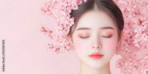 Peaceful Blossom: Serene be...