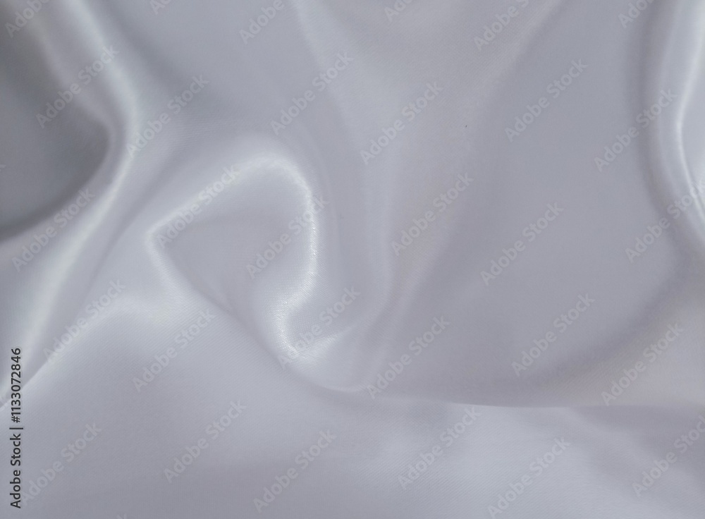 Fototapeta premium White fabric background for graphic design and wallpaper.