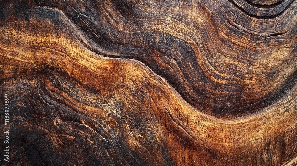 Natural Wood Grain Texture: A captivating close-up reveals the intricate beauty of a weathered wooden surface, showcasing the rich, undulating patterns of its grain. Natural Wood Grain Texture: A captivating close-up reveals the intricate beauty of a weathered wooden surface, showcasing the rich, undulating patterns of its grain.