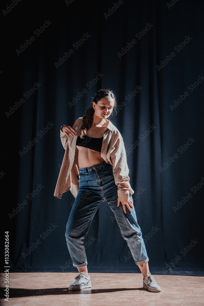 Fototapeta premium person in a studio