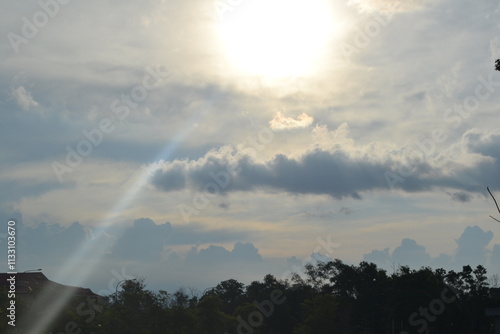 sunset, sky, sun, clouds, sunrise, cloud, nature, landscape, orange, light, evening, dark, blue, dusk, morning, red, summer, trees, sunlight, horizon, tree, yellow, beautiful, night