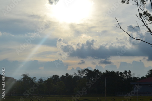 sunset, sky, sun, clouds, sunrise, cloud, nature, landscape, orange, light, evening, dark, blue, dusk, morning, red, summer, trees, sunlight, horizon, tree, yellow, beautiful, night