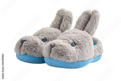 a pair of slippers with bunny ears