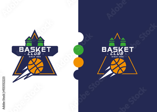 Basket club 3 - Logotype - vecteur