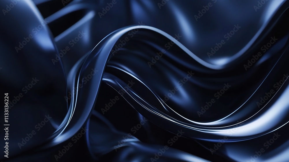 Fototapeta premium Dark Blue Abstract Background for Corporate and Business Use