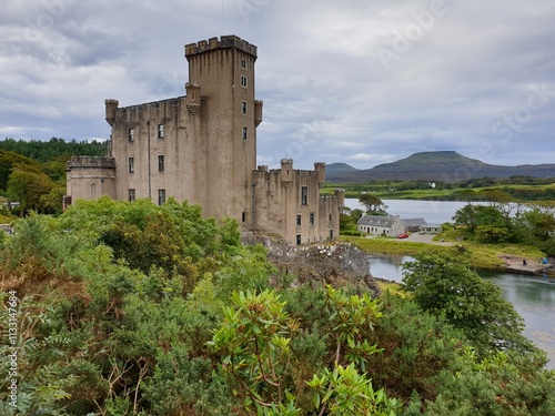 Dunvegan castle and gardens in Scotland photo