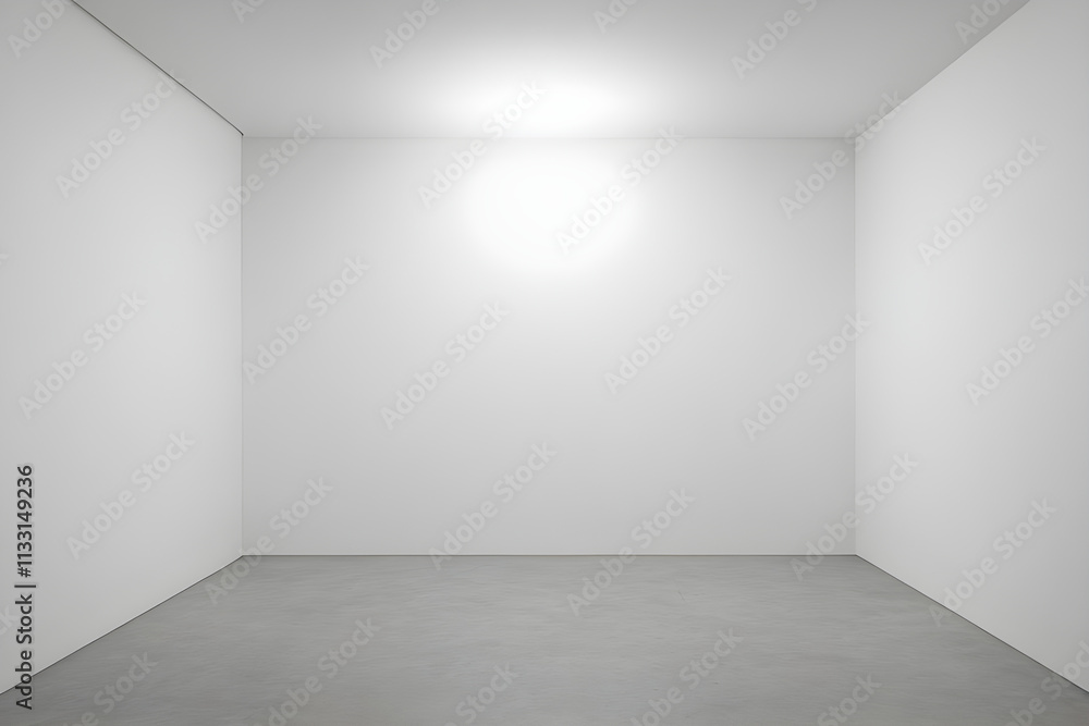custom made wallpaper toronto digitalEmpty room with white walls and gray floor illuminating from above
