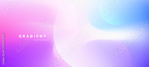 Pastel gradient background with grainy texture.