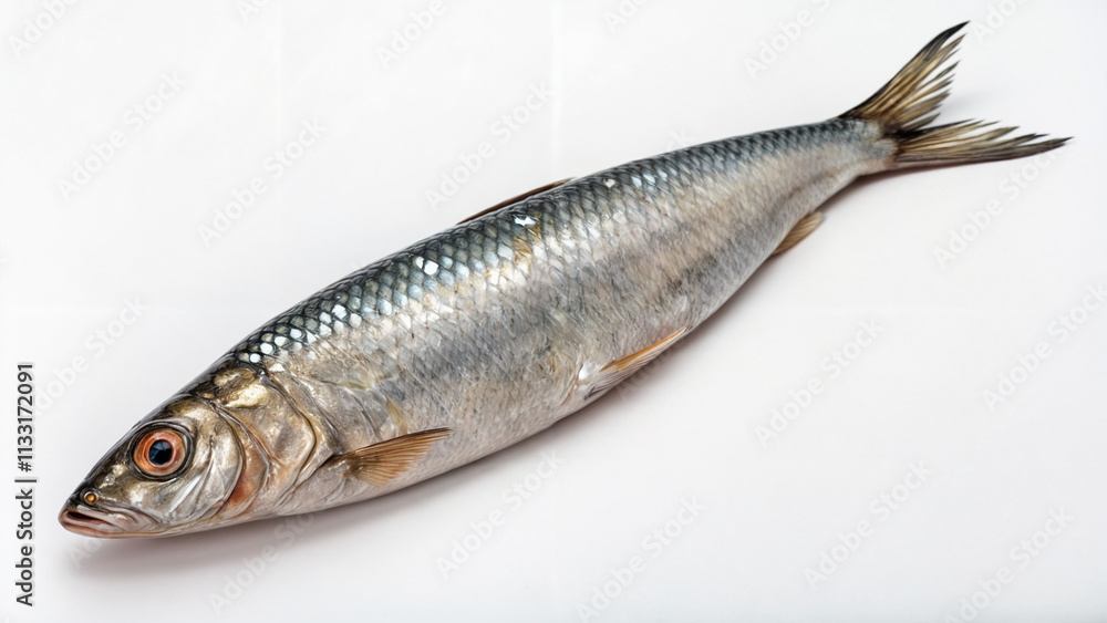 Fototapeta premium fish on white background
