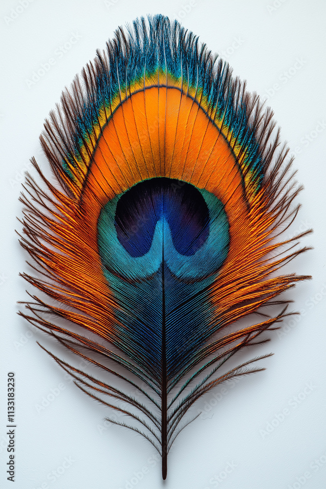 Obraz premium Peacock's feather.