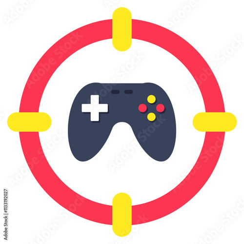 Modern design icon of gamepad