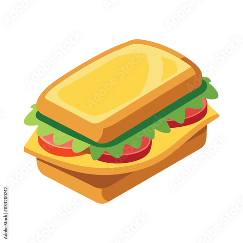 A sandwich with a sandwich on the top and a picture of a sandwich on the bottom.