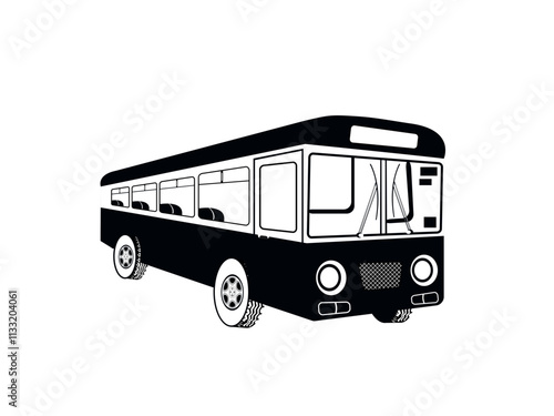 illustrate of a bus Transportation, vector design of a transport 