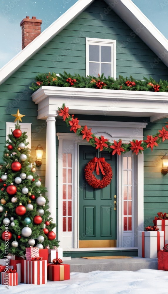Fototapeta premium Holiday Christmas Festive Season Decoration Celebration