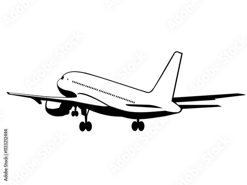 illustrate of a air plane Transportation, vector design of a transport