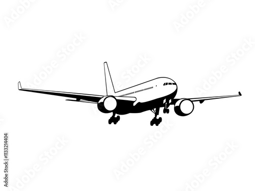 illustrate of a air plane Transportation, vector design of a transport