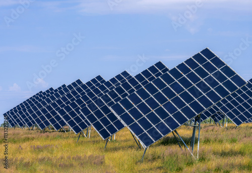 Obraz na płótnie Alternative Energy Creation with Solar Panels w salonie