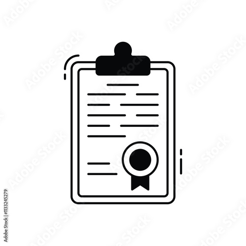 declaration vector icon