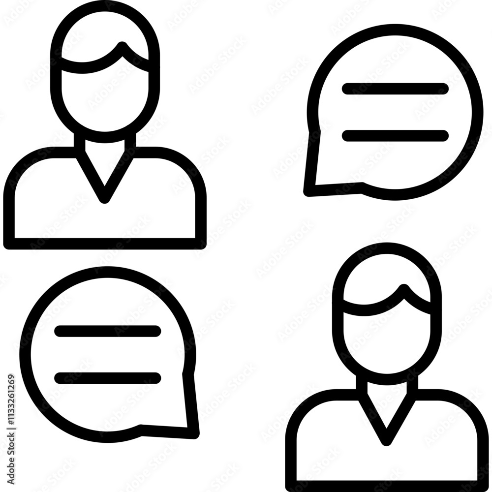 Obraz premium Messaging Icon