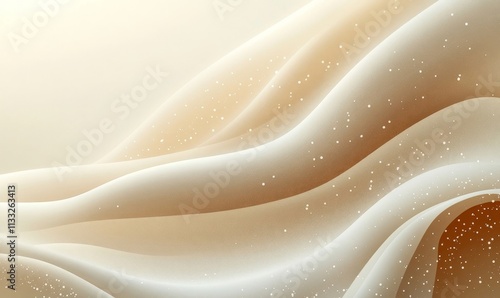 Beige Tones Gradient Background with a Grainy Texture, Generative AI