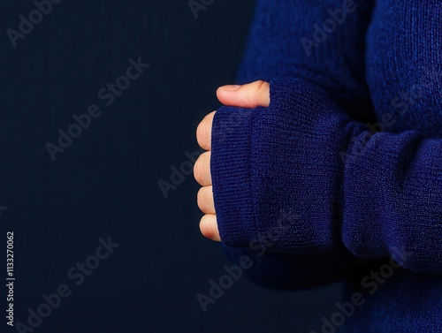 An athlete icing their wrist posttreatment, symbolizing recovery from carpal tunnel pain photo