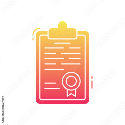 declaration vector icon