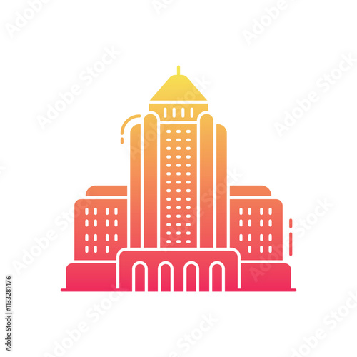 Los angeles vector icon