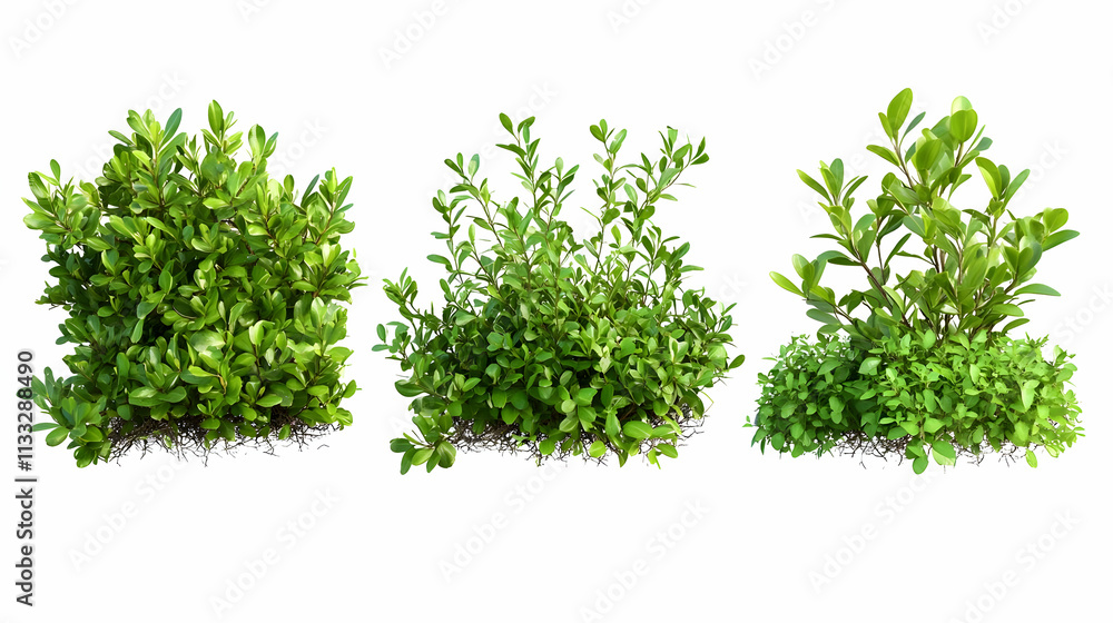 Obraz premium shrubon isolated on a white background