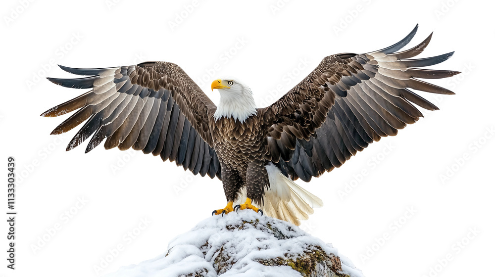 Obraz premium bald eagle in flight