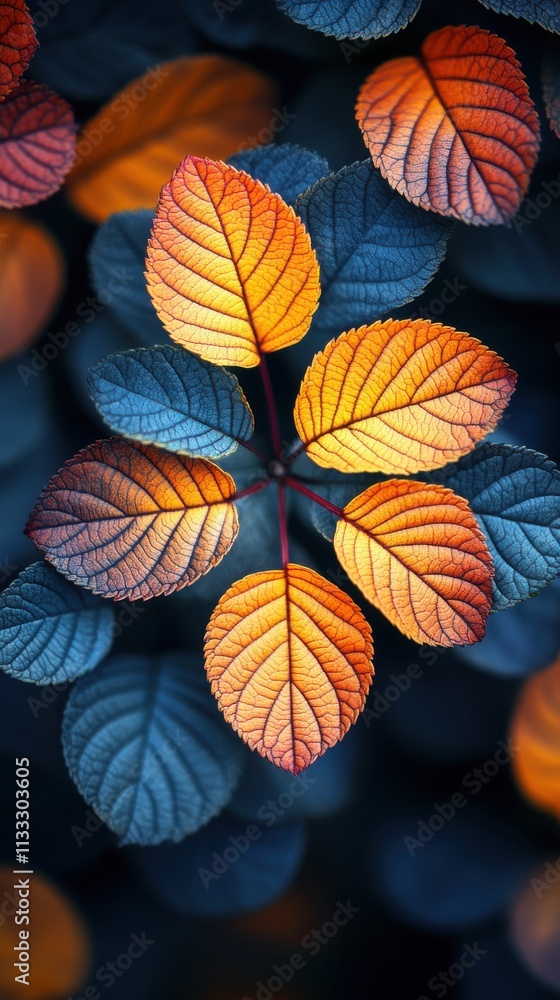 A close-up of vibrant autumn leaves showcasing rich colors and textures. A close-up of vibrant autumn leaves showcasing rich colors and textures.