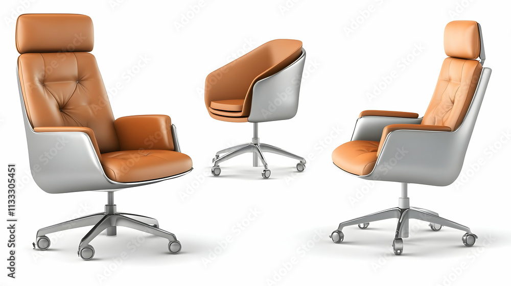 office chairon isolated on a white background office chairon isolated on a white background