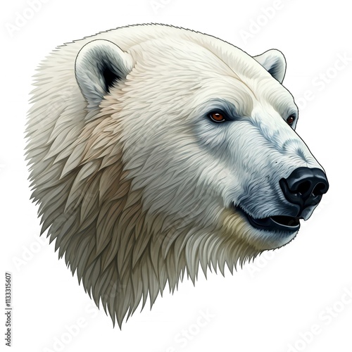 wild carnivorous animals, polar bear