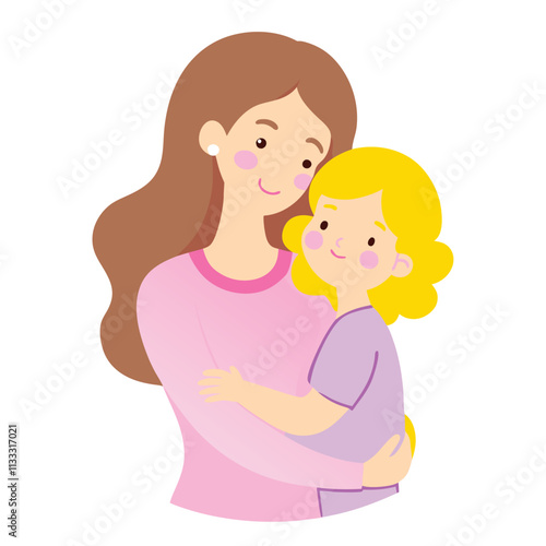 Happy Mother's Day Flat Vector Illustrations - Celebrate Mom with Love